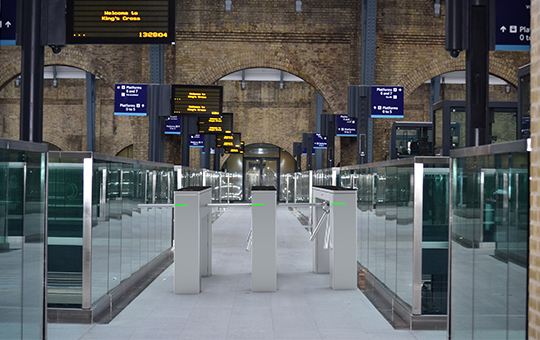 Record tripod low waist turnstile